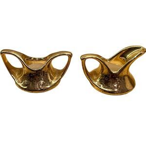 Pearl China Co Creamer Sugar Bowl 22KT Gold Trim Hand Decorated Set